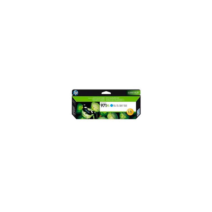 Tinta HP 971XL Cian 86.5ml 6600 páginas (CN626AE)