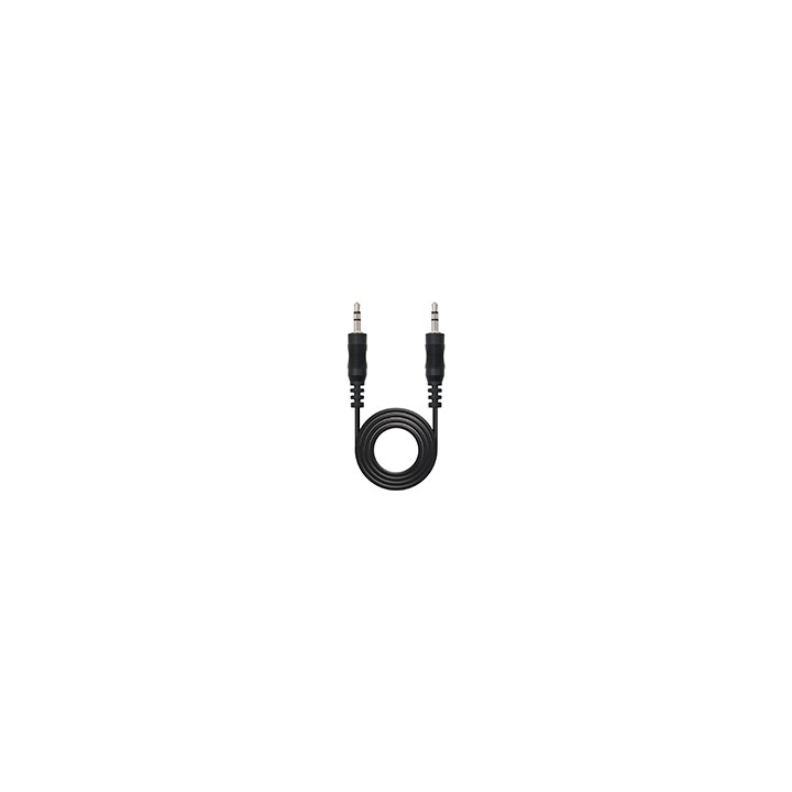 Nanocable Audio 3.5mm/M a 3.5mm/M 15m Negro(10.24.0115)