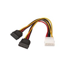Nanocable 2xSATA a Molex (4-pin) 30cm (10.19.0102)