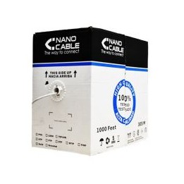 Nanocable RJ45 Cat.6 UTP AWG24 305m Gris (10.20.0504)
