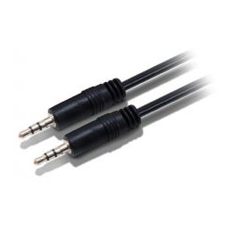 Cable EQUIP 3.5mm/M a 3.5mm/M 2.5m Negro(EQ14708107101)