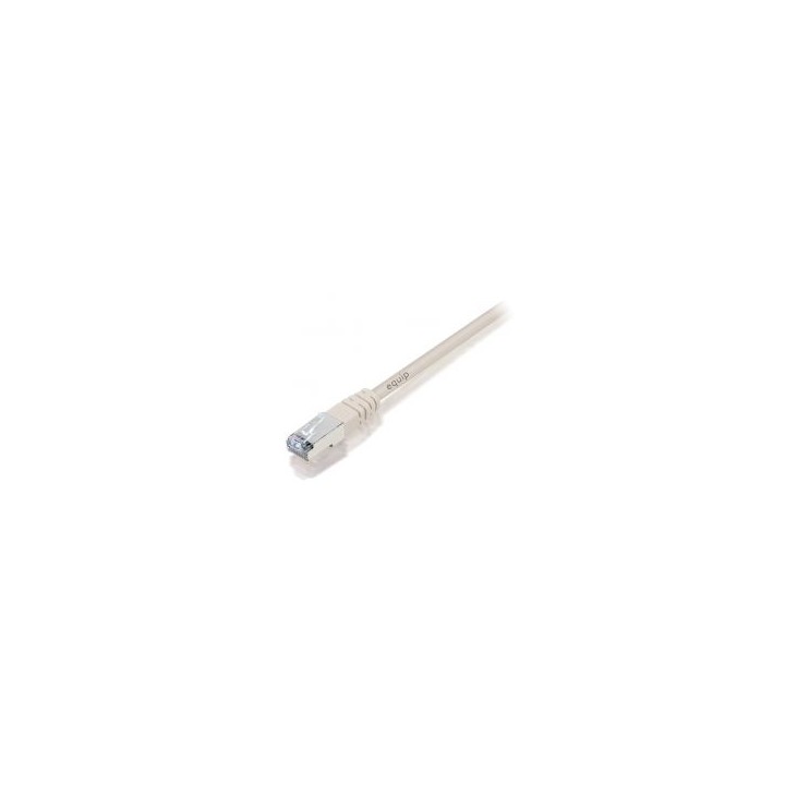Cable EQUIP RJ45 Cat.5e F/UTP 25cm Beige (EQ225413)