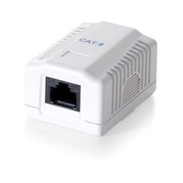 Roseta EQUIP 1xRJ45/H Cat.6 Blanco (EQ235211)