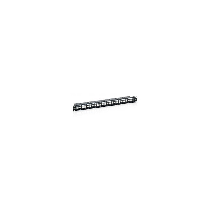 EQUIP Patch Panel Vacío 24 puertos Cat.6 1U (EQ769124)