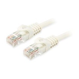 Cable EQUIP RJ45 Cat.6a U/UTP 10m Blanco (EQ603007)