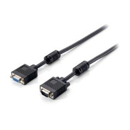 Cable EQUIP VGA/M a VGA/H 10m Negro (EQ118804)