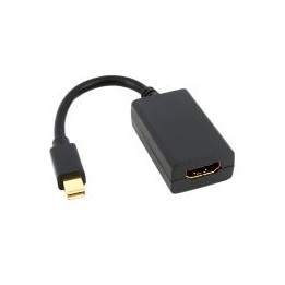 Nanocable Mini DP/M a HDMI/H 15cm Negro (10.16.0102)