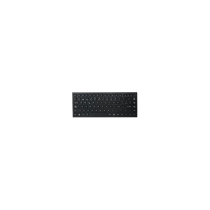 Teclado UNYKA Mini KB302 USB Negro (50542)