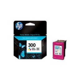 Tinta HP 300 Tricolor 165 páginas (CC643EE)