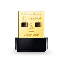 Adaptador TP-Link AC600 WiFi USB 2.0 (Archer T2U Nano)