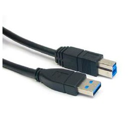 Cable USB-A 3.0/M a USB-B/M 1,5m Azul (50708)