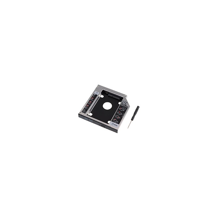 Adaptador UNYKA sATA 2.5" HDD a SSD 12.7mm (50550)