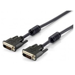 Cable EQUIP DVI-D/M a DVI-D/M 3m Negro (EQ118933)