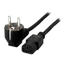 Cable Alimentación EQUIP CEE7/H a C13/H 1.8m (EQ112120)
