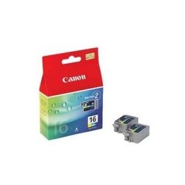 Tinta Canon BCI-16CL Color 199 páginas Pack2 (9818A002)