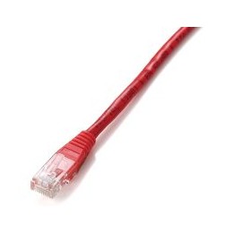 Cable EQUIP RJ45 Cat.5e U/UTP AWG26 2m Rojo (EQ825421)