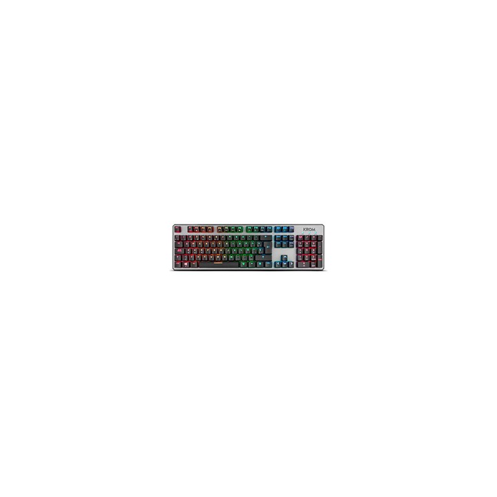 Teclado Mecánico KROM Kernel RGB USB Negro (NXKROMKRNL)