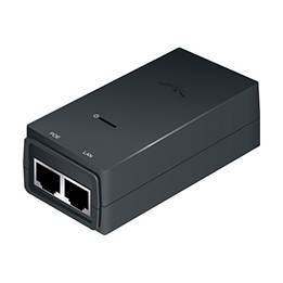 Inyector PoE Ubiquiti 24VDC 0.5A Negro (POE-24-12W-G)