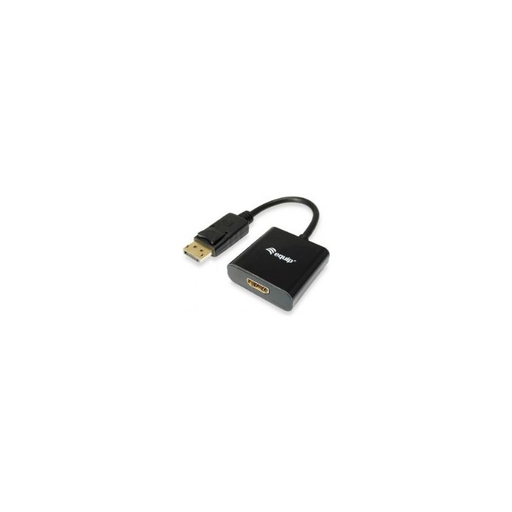 Cable EQUIP DP/M a HDMI/H 0.2m Negro (EQ133438)