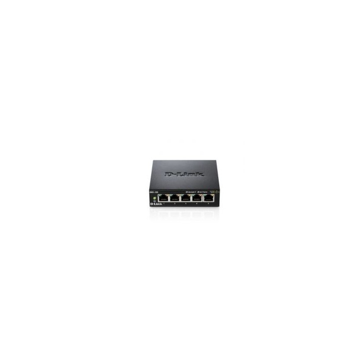 Switch D-Link 5p 10/100/1000 Metal Negro (DGS-105)