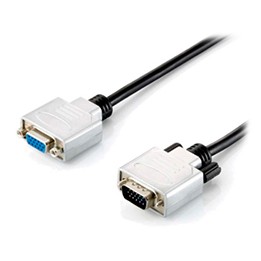 Cable EQUIP VGA/M a VGA/H 15m Negro/Plata (EQ118855)