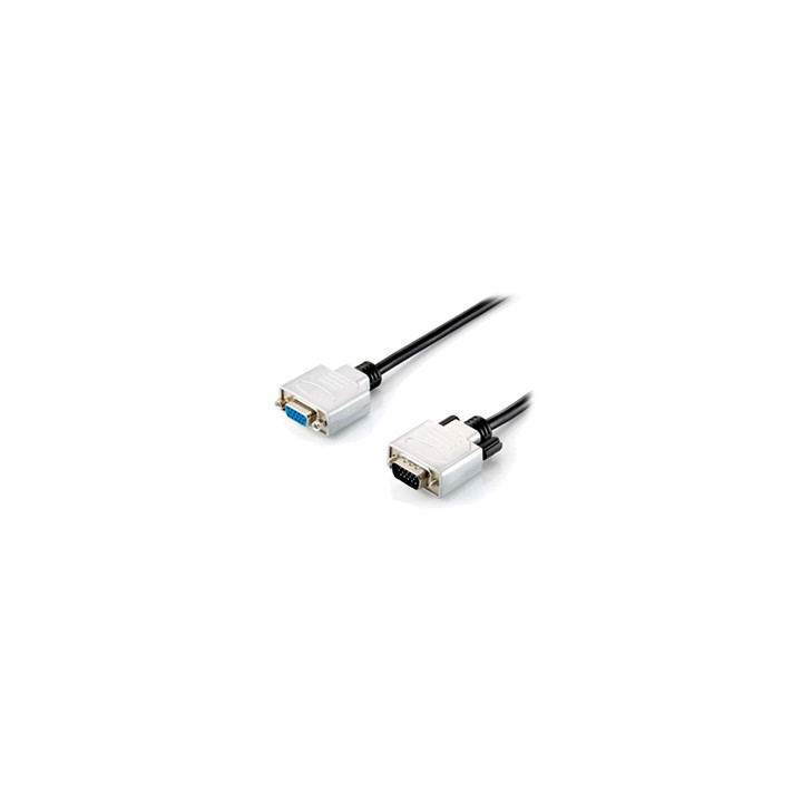 Cable EQUIP VGA/M a VGA/H 15m Negro/Plata (EQ118855)