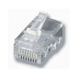 Conector EQUIP RJ45 100 Unidades Transparente(EQ121151)