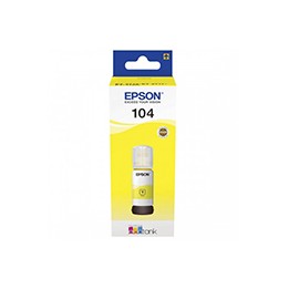 Botella Tinta Epson EcoTank 104 Amarillo (C13T00P440)