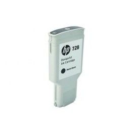 Tinta HP DesignJet 728 Negro Mate 300ml (F9J68A)