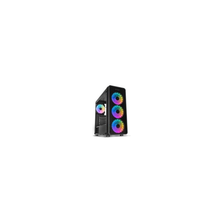 Caja NOX Hummer RGB USB ATX mATX Negra (NXHUMMERTGM)