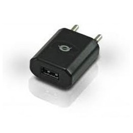 Cargador CONCEPTRONIC Pared 1xUSB 2.0 Negro (CUSBPWR1A)