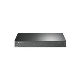 Switch TP-Link 8xRJ45 GbE Gestionado Negro (TL-SG2008)
