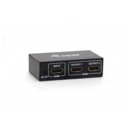 Splitter EQUIP 4K 1xHDMI In 2xHDMI Out Negro (EQ332712)