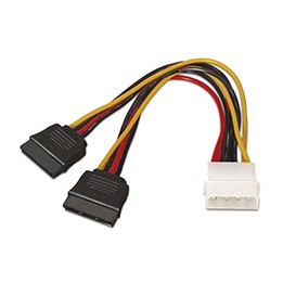 Nanocable SATA/M a 2xSATA/H 20cm (10.19.0103)