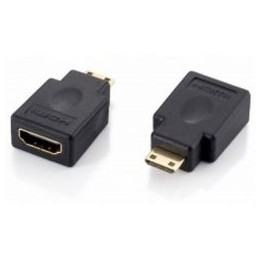 Adaptador EQUIP HDMI A/M a HDMI C/H Negro (EQ118914)