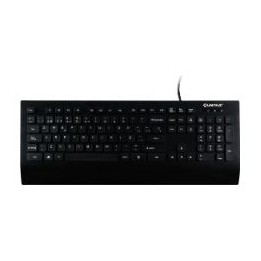 Teclado UNYKA WAVE KB10 Slim USB Negro (50543)