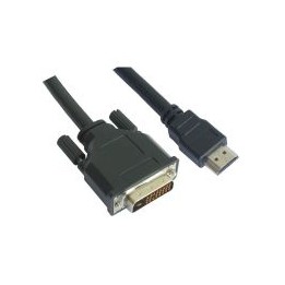 Nanocable DVI 18+1/M a HDMI A/M 1.8m Negro (10.15.0502)