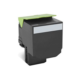 Toner Lexmark Laser 802C Negro 8000 páginas (80C2XK0)