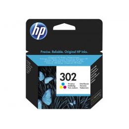 Tinta HP 302 Tricolor 4ml 150 páginas (F6U65AE)