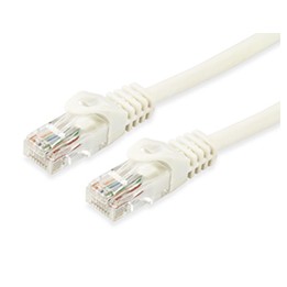Cable EQUIP RJ45 Cat.6a U/UTP 15m Blanco (EQ603008)