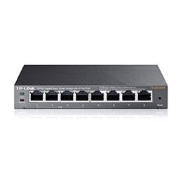 Switch TP-Link 8xRJ45 GbE PoE 55W Negro (TL-SG108PE)