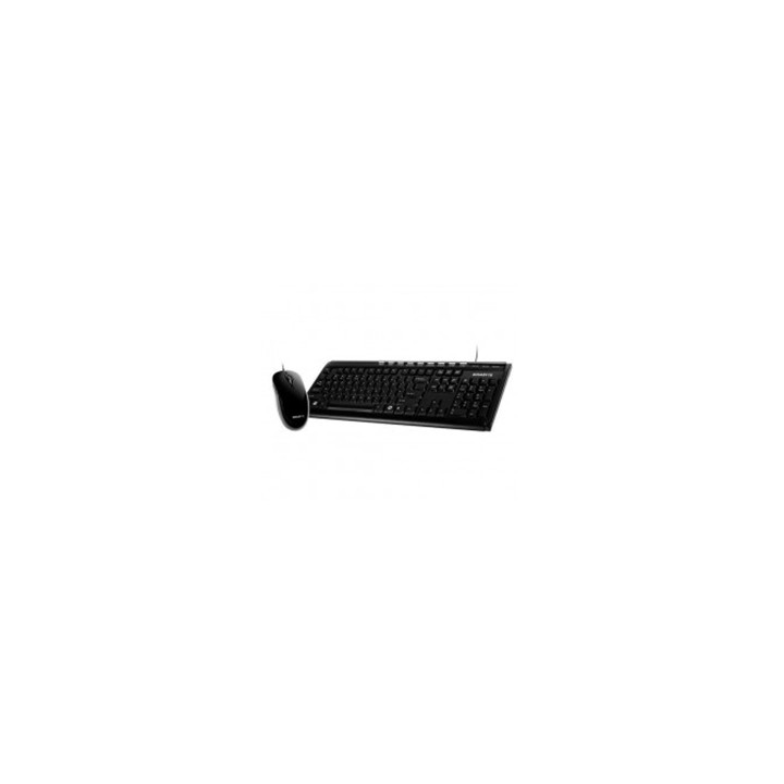 Teclado+Ratón UNYKA USB 1200dpi OEM Negro (50535)