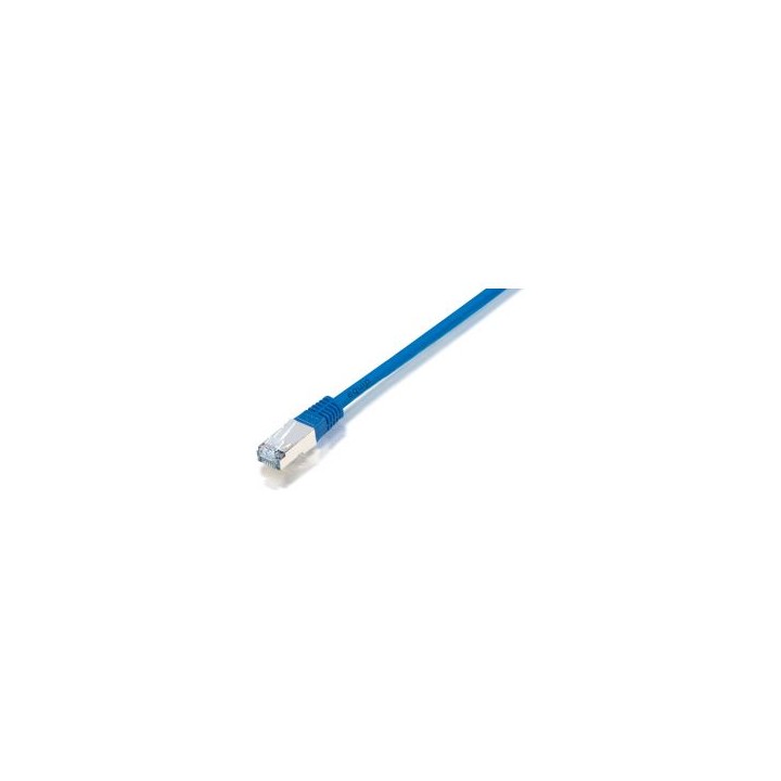 Cable EQUIP RJ45 Cat.5e F/UTP AWG26 3m Azul (EQ225432)