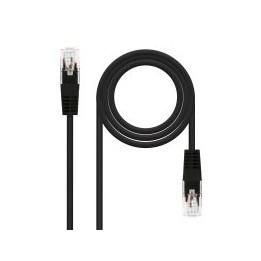 Nanocable RJ45 Cat.6 UTP AWG24 2m Negro (10.20.0402-BK)