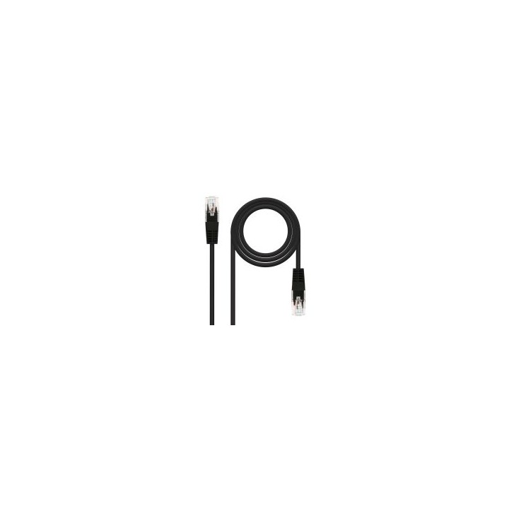 Nanocable RJ45 Cat.6 UTP AWG24 2m Negro (10.20.0402-BK)