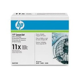 Toner HP LaserJet 11X Pack 2 Negro 12000 pág (Q6511XD)
