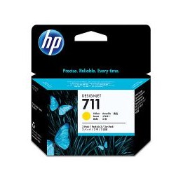 Tinta HP DesignJet 711 Amarillo 29ml Pack 3 (CZ136A)