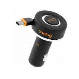 Cargador WOXTER de Coche Retráctil 1A (CCU 1000 MIC)