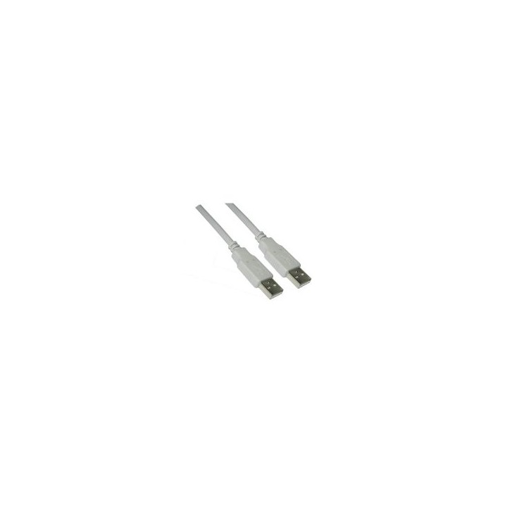 Nanocable USB-A/M a USB-A/M 1m Beige (10.01.0302)