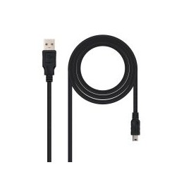 Nanocable USB-A/M a Mini USB-M 4.5m Negro (10.01.0405)